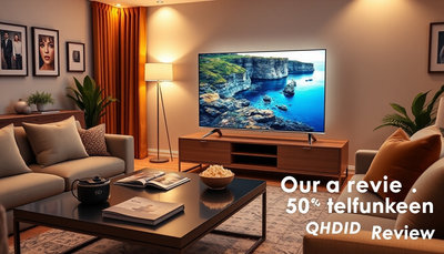 Telefunken Android TV 50 Zoll QLED Fernseher Smart TVQU50AN900M Test