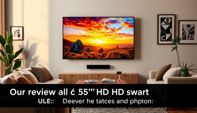 Toshiba 55 Zoll VIDAA TV Fernseher Smart TV 55UV3463DAW Test