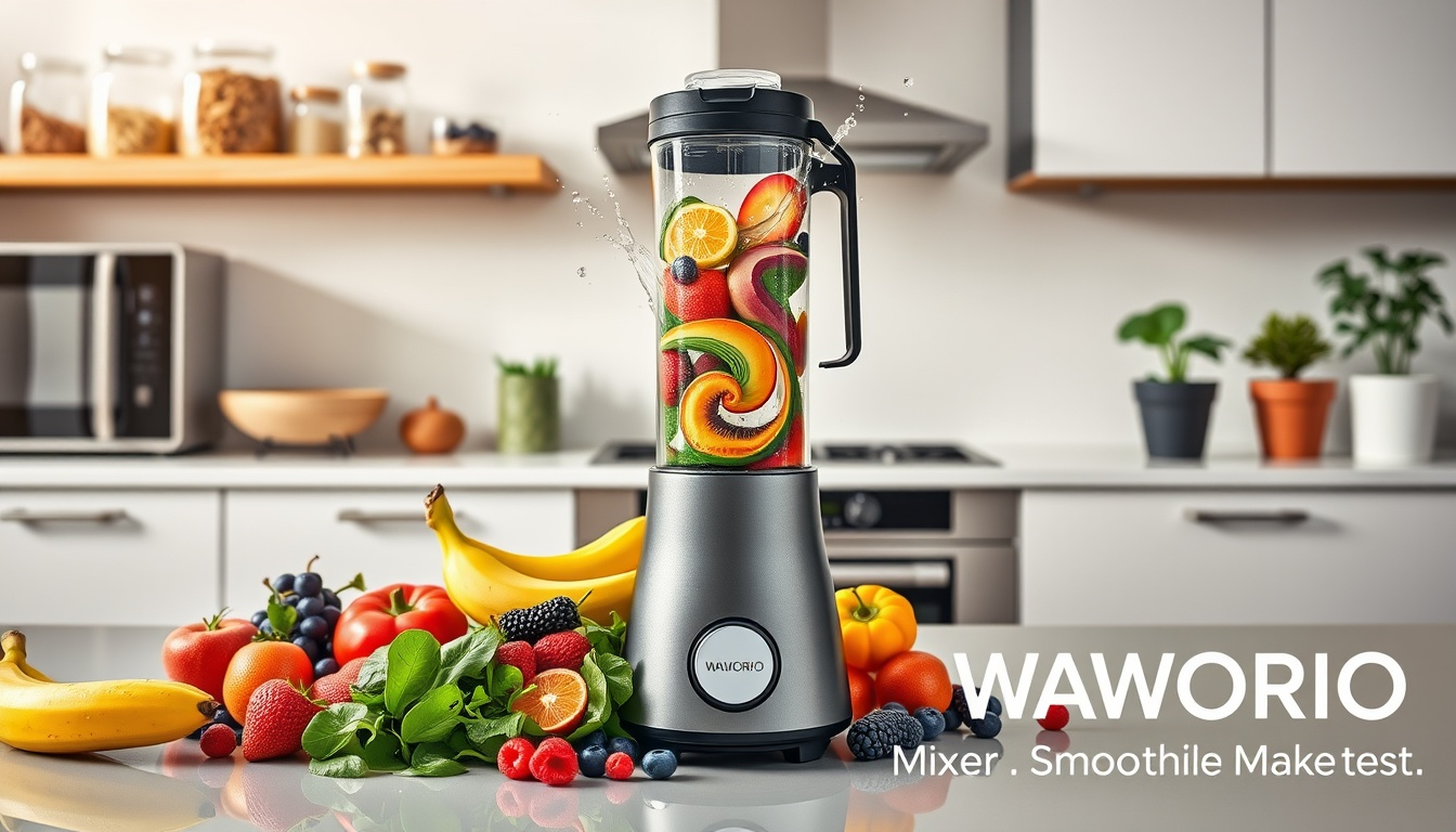 WAWORIO Mixer Smoothie Maker Test