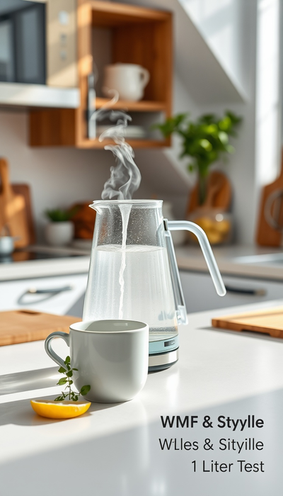 WMF Küchenminis Wasserkocher Glas 1 Liter Test