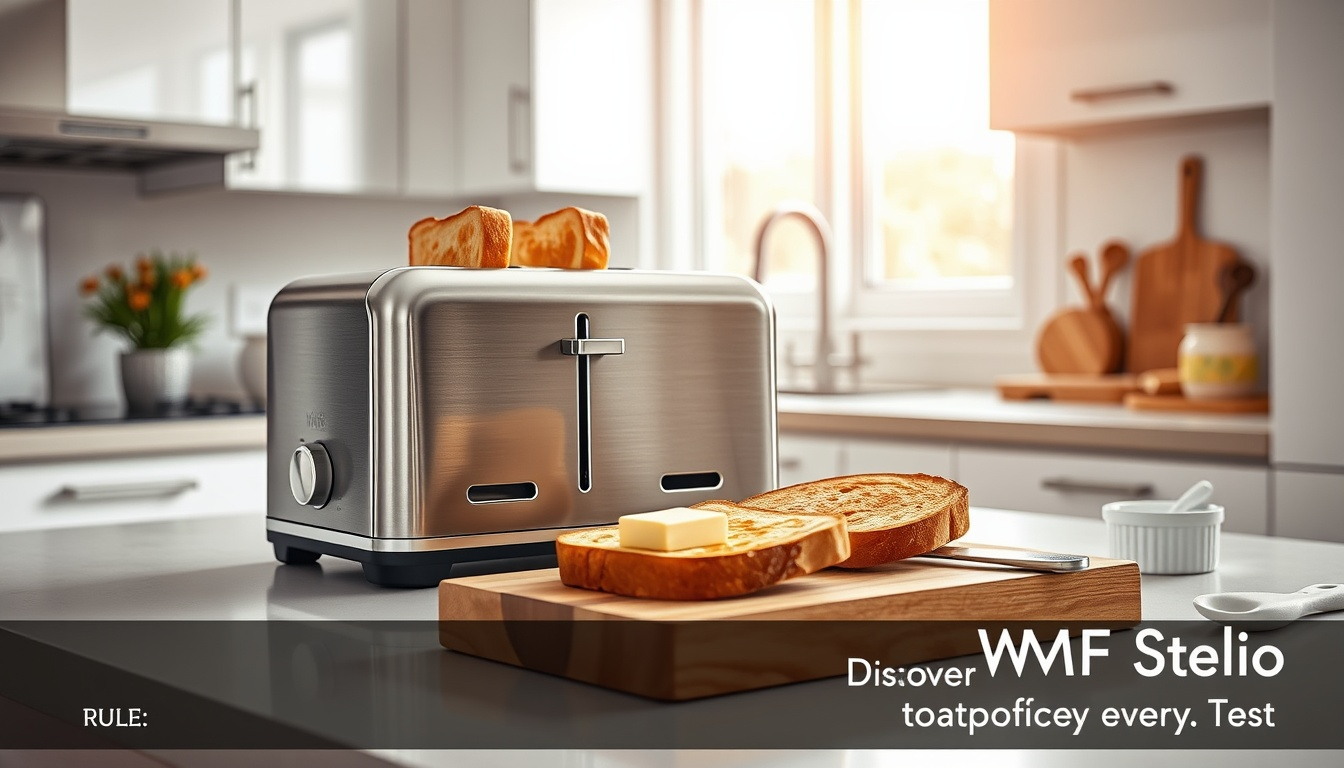 WMF Stelio Toaster 2 Scheiben Edelstahl Test