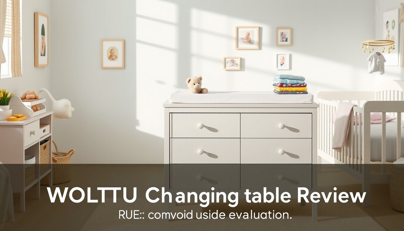 WOLTU Wickelkommode mit abnehmbarer Wickelsatz WT008ws Test