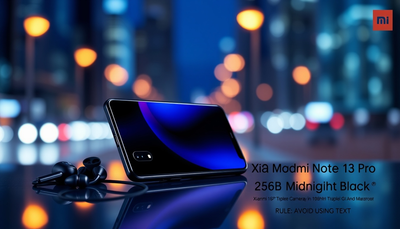 Xiaomi Redmi Note 13 Pro 4G 256GB Midnight Black