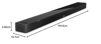 Bose Smart Ultra Soundbar mit Dolby Atmos plus Alexa, kabellose Bluetooth-KI, Surround-Sound-System für TV-Geräte, Schwarz