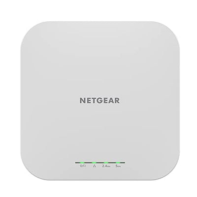 NETGEAR WAX610 WLAN Access Point PoE WiFi 6 (AX1800 Speed Dual-Band Mesh, WPA3, 802.11ax, 2.5G LAN, Lokales oder Insight Remote Management, PoE+ powered - Netzteil optional)