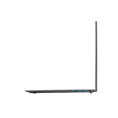 LG gram 17 Zoll Notebook - 1350g Intel Core Ultra7 Laptop (32GB RAM, 2TB Dual SSD, 21,5h Akkulaufzeit, IPS Panel Anti-Glare Display, Win 11 Home, 2024) - Grau