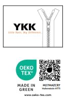 Leonado Vicenti Bettwäsche Set 2-teilig 135x200 cm Baumwolle Weiß Grau gestreift Reißverschluss Pflegeleicht Ganzjährig verwendbar