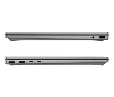 HP OmniBook X Flip 2in1 Next Gen AI Laptop | AMD Ryzen AI 7 350 (8C) | dedizierte NPU für KI | 50 NPU Tops | Copilot+ PC | 14" WUXGA 1920x1200 Touchscreen | 16GB | 512GB SSD | Win11 | QWERTZ | Silber