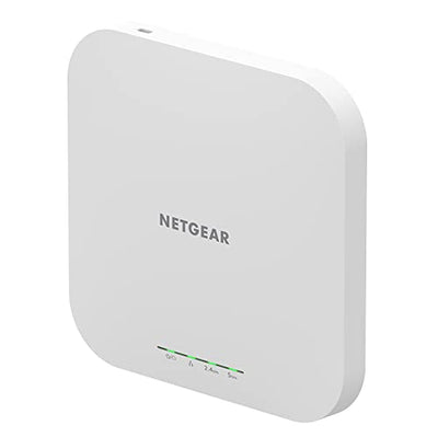 NETGEAR WAX610 WLAN Access Point PoE WiFi 6 (AX1800 Speed Dual-Band Mesh, WPA3, 802.11ax, 2.5G LAN, Lokales oder Insight Remote Management, PoE+ powered - Netzteil optional)