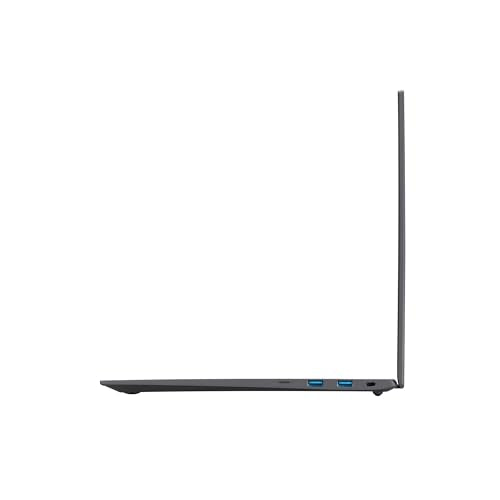 2024 LG gram 16 Zoll Notebook - 1199g Intel Core Ultra7 Laptop (32GB RAM, 2TB Dual SSD, 24h Akkulaufzeit, IPS Panel Anti-Glare Display, Win 11 Home) - Grau