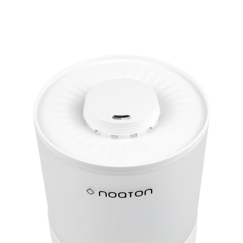 Noaton Essential Luftbefeuchter, 3,3L Top-fill, 33H Laufzeit, 7-Farben-Nachtlicht, Leiser Raumluftbefeuchter, 360°Drehbare, für Kinderzimmer und Pflanzen Schlafzimmer