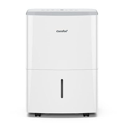 Comfee Luftentfeuchter, 20L/24h, Raumgröße ca.100m³(40m²), MDDF-20DEN7-WF, APP-fähig, White