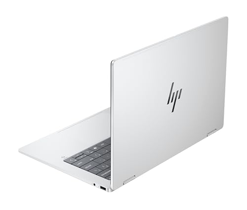 HP OmniBook X Flip 2in1 Next Gen AI Laptop | Intel Core Ultra 7 256V | dedizierte NPU für KI | 47 NPU Tops | Copilot+ PC | 14" 3K 2880x1800 OLED Touchscreen | 16GB | 1TB SSD | Win11 | QWERTZ | Silber