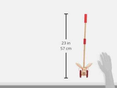 Hape Schiebetier Schmetterling mit bewegenden Flügeln aus Holz