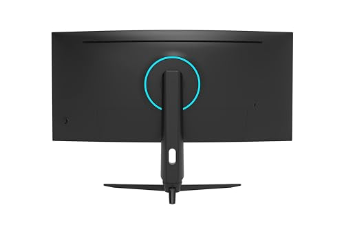 ODYS Gaming Monitor XP34 PRO-X - 34 Zoll (86 cm), Curved (1500R), 180 Hz, UWQHD (3.440x1.440 px), 1ms Reaktionszeit, HDR, FreeSync/G-Sync komp., Eye Care, HDMI, DP, 3,5mm Audio