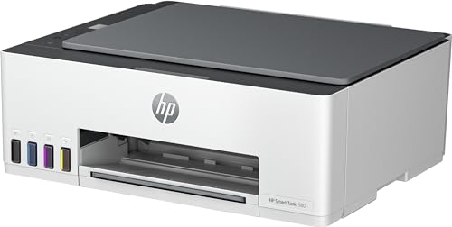 HP SmartTank 580 All-in-One Printer - A4 Color Ink, Print/Copy/Scan, Manual Duplex, WiFi
