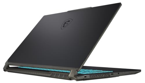 MSI Cyborg 15 Gaming Laptop, 15,6" Full HD 144Hz, Intel Core i5-13420H, NVIDIA GeForce RTX 4050, 16GB DDR5, 512GB SSD, Windows 11 Home, QWERTZ Tastatur, A13VE-863, Schwarz/transparent