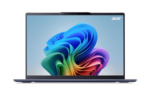 Acer Swift 14 AI (SF14-51-719M) KI Laptop, Copilot+ PC, 14" WQ2.8K OLED Display, Intel Core Ultra 7 256V, 16 GB RAM, 1TB SSD, Intel Arc Grafik 140V, Windows 11, QWERTZ Tastatur, blau