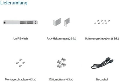 Ubiquiti Switch UniFi USW-24 (24 x 10/100/1000 2 x SFP)