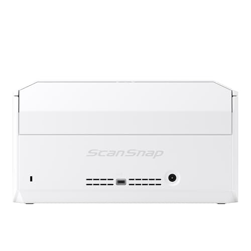 ScanSnap iX2500 Weiß – Ultraschneller Duplex-Scanner mit 45 S./Min., 100-Blatt-ADF, 600 DPI, 5″ Touchscreen, WLAN/Bluetooth/USB-Konnektivität