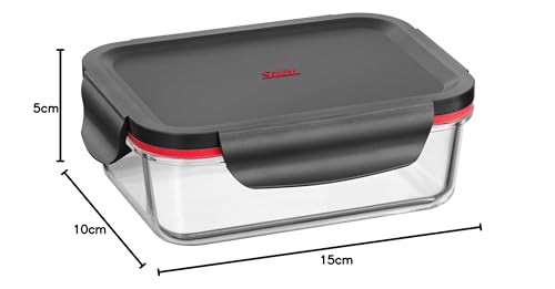 Silit Storio Vorratsdose-Set 3-teilig, Glas, Vorratsglas, luftdichter Aroma-Deckel, Frischhaltedosen zum Vorbereiten, Aufbewahren und Servieren