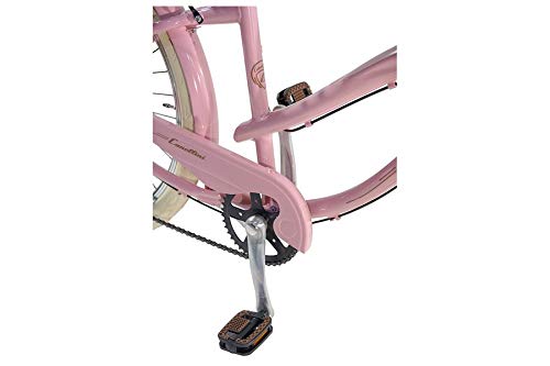 Via Veneto by Canellini Fahrrad Rad Citybike CTB Frau Vintage Retro American Cruiser Alluminium Rosa