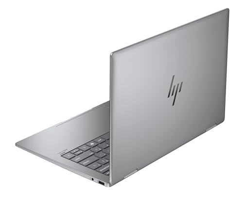 HP Envy x360 2-in-1 Convertible Laptop | AMD Ryzen 5 8640HS | KI optimiert | 14" 2.8K OLED Touch Display | 16GB RAM | 512GB SSD | ‎AMD Radeon Graphics | QWERTZ | Copilot Key | Windows 11 Home | Silber