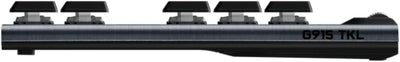 Logitech G915 LIGHTSPEED TKL Tenkeyless kabellose mechanische Gaming-Tastatur, Taktiler GL-Tasten-Switch, LIGHTSYNC RGB, Ultraschlankes Design, 40+ Stunden Akkulaufzeit, Deutsches QWERTZ-Layout-Carbon