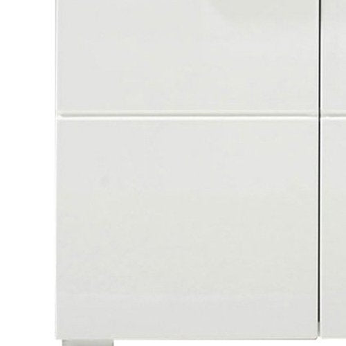 trendteam smart living - Waschbeckenunterschrank Unterschrank - Bad - Amanda - Aufbaumaß (BxHxT) 60 x 56 x 34 cm - Farbe Weiß Hochglanz - 139330101
