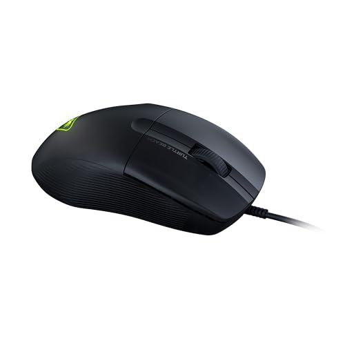 Turtle Beach Pure SEL – Ultraleichte, ergonomische RGB-Gaming-Maus, optischer 8K DPI-Sensor, mechanische Schalter, PTFE-Gleitelemente, RGB-Beleuchtung - Schwarz