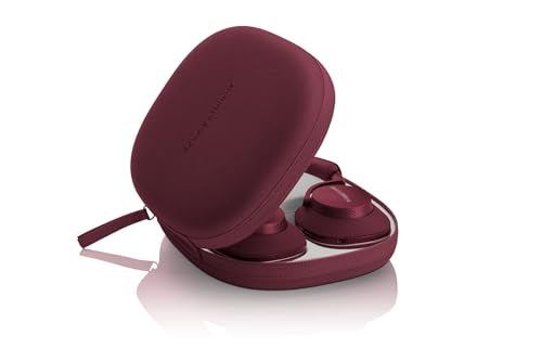 Bowers & Wilkins PX7 S2e Over-Ear-Kopfhörer mit Geräuschunterdrückung, kabellos, Qualcomm aptX™ Adaptive und Schnellladung, 30 Stunden Wiedergabe, sechs integriertes Mikrofon - Rubinrot