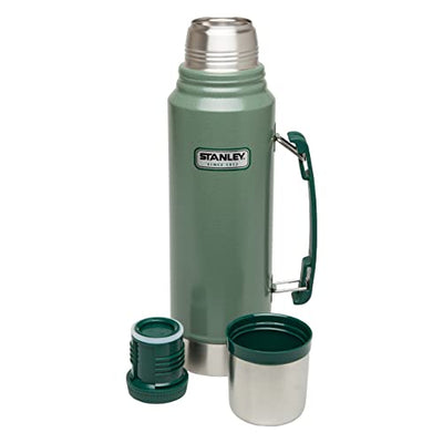 Stanley Classic Legendary Thermoskanne 1L - Hält 24 Stunden Heiß oder Kalt - Spülmaschinenfest - Auslaufsicherer Deckel dient als Becher - Isolierflasche BPA Frei - Edelstahl Thermosflasche