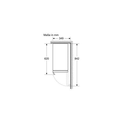 Siemens KU20WVHF0 iQ500 Weinkühlschrank, 82 x 30 cm, 21 Flaschen, Temperatur: 5-20 °C, 58 L, Black