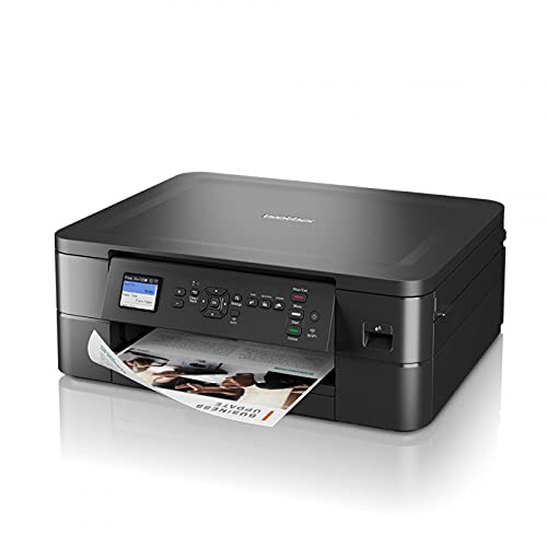 BROTHER DCP-J1050DW Kabelloser Farbtintenstrahldrucker, 7,6 cm 1 (Drucken/Kopieren/Scannen), WLAN/USB 2.0/NFC, Fotos, Tinte im Lieferumfang enthalten, UK-Stecker