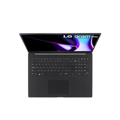 LG gram Pro 17 Zoll Notebook - 1299g Intel Core Ultra7 Laptop (16GB RAM, 1TB Dual SSD, 23,5h Akkulaufzeit, IPS Panel Anti-Glare Display, Win 11 Home, 2024) - Schwarz