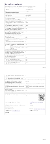 OPPO Reno14 FS 5G 12+512GB Smartphone ohne Vertrag, Simlockfreies AI Handy Android, 120Hz 6,57" AMOLED, 50MP AI Kamera, 6000mAh Akku, SUPERVOOC 45W, Snapdragon 6 Gen 1, IP69, Dual SIM, NFC, Grün