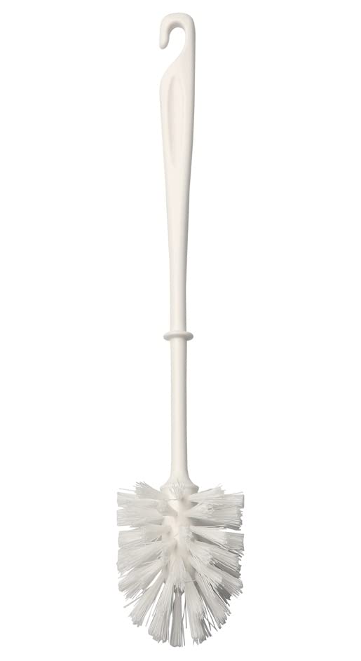 Toilettenbürste Klobürste Ersatzbürste WC Bürste für Toiletten Klosett Weiß für Garnitur Standard 36 x 8 cm (5 Stück)