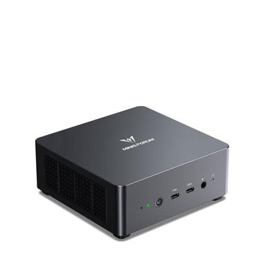 MINIS FORUM Venus UM790 Pro Mini-PC AMD Ryzen 9 7940HS, genau 5,2 GHz, 64 GB DDR5 1 bis SSD mit AMD Radeon 780M, 4X USB3.2, 2X USB4, 2X HDMI 2.1, 2X PCIe4.0, Wi-FI 6E /BT5.3, RJ45 2,5 G