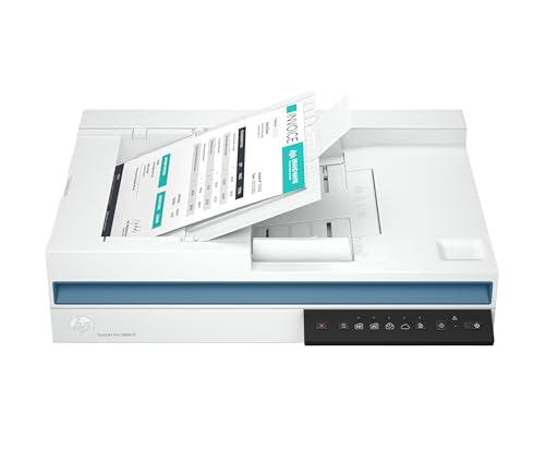 HP ScanJet Pro 3600 f1, Scanner, Flachbett, 60-Blatt ADF, USB, bis zu 3.000 Seiten täglich, EIN-klick-Kurzbefehle