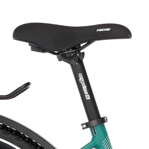 FISCHER E-Bike ATB Terra 4.0i Elektrofahrrad für Damen und Herren, RH 43, Mittelmotor 80, 36 V Akku, Adventure Green matt