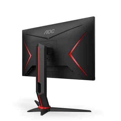 AOC Gaming 24G2SP - 24 Zoll FHD Monitor, 165 Hz, 1 ms, FreeSync Premium (1920x1080, VGA, HDMI, DisplayPort) schwarz/rot