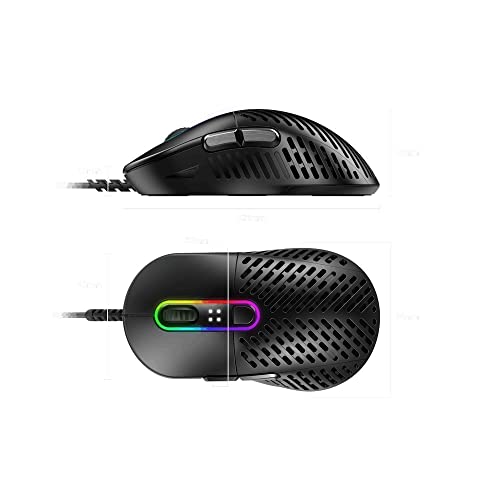 MOUNTAIN Compatible Makalu 67 Gaming-Maus - schwarz