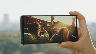 Sony Xperia 1 IV (5G Smartphone, 6,5 Zoll, 4K HDR 120 Hz OLED-Display, Dreifach-Kamera mit optischem Zoom (ZEISS T*), 3,5-mm-Audio, Dual SIM) 24+6 Monate Garantie [Amazon Exklusiv] violett