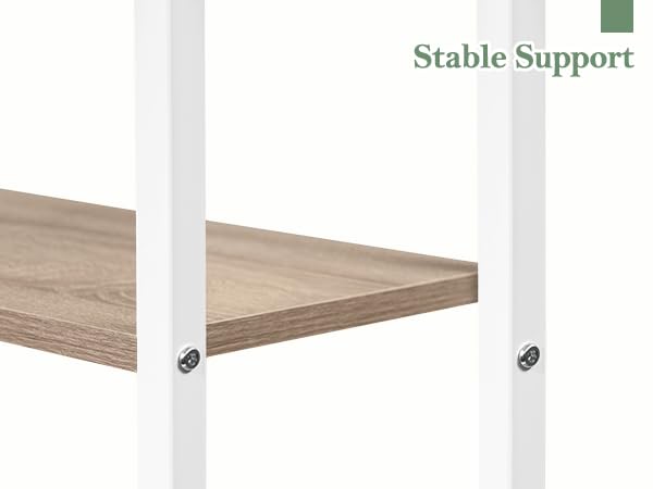 EUGAD Waschmaschinenregal, WC Regal über Waschmaschine Toilette, Waschmaschinenschrank Überbauschrank, Toilettenschrank, 3 Ablagen, Handtuchhalter, Metall Holzwerkstoff, 67x162x40 cm, Weiß