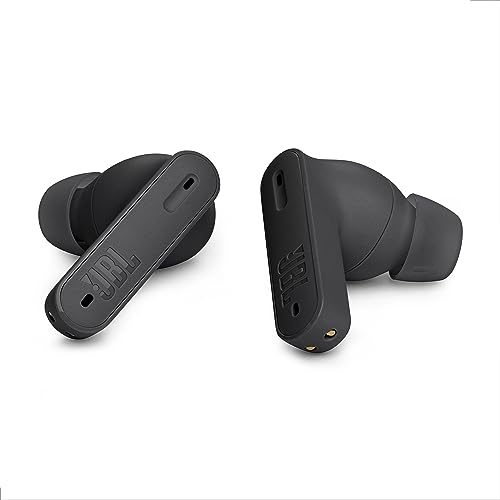 JBL Tune Beam – Wasserresistente, True-Wireless In-Ear-Kopfhörer mit Noise-Cancelling in Schwarz – Mit bis zu 48 h Musikwiedergabe