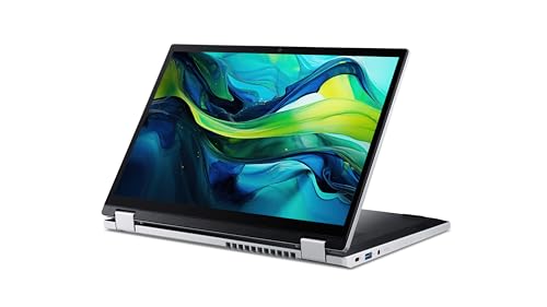 Acer Aspire 3 Spin (A3SP14-31PT-C31L) Convertible Notebook | 14" WUXGA IPS Touch-Display | Intel N100 | 4 GB RAM | 128 GB SSD | Intel UHD Grafik | Windows 11 | QWERTZ Tastatur | Silber