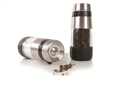 OXO Good Grips Elegante Salzmühle aus Edelstahl, Silber