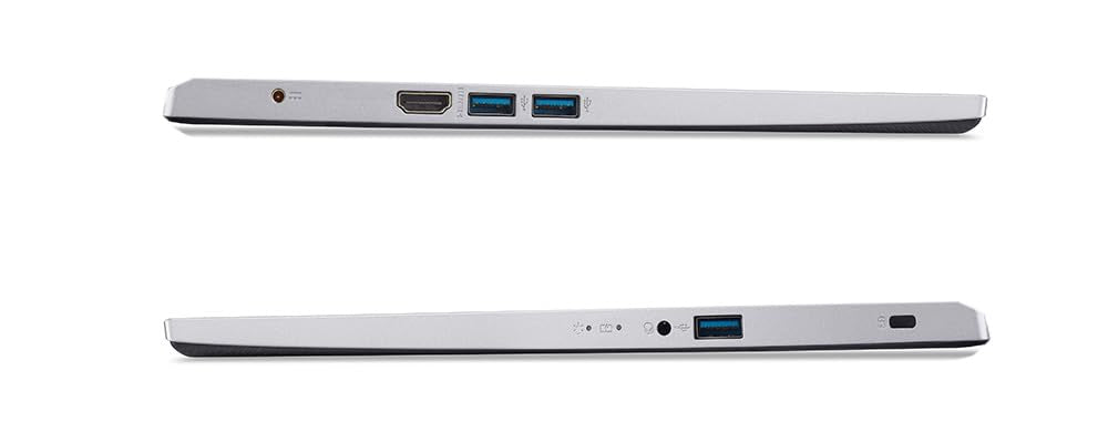 Acer Aspire 3 (A315-59-72MF) Laptop | 15,6" FHD IPS Display | Intel Core i7-1255U | 16 GB RAM | 512 GB SSD | Intel Iris Xe Grafik | Windows 11 | QWERTZ Tastatur | Silber