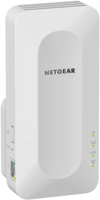 NETGEAR Nighthawk EAX15 WiFi 6 WLAN Mesh Repeater AX1800 (WLAN Verstärker bis zu 100 m² & 20 Geräte, Dual-Band Wifi Geschwindigkeit bis 1800 MBit/s, 100% abwärtskompatibel, Smart Roaming)