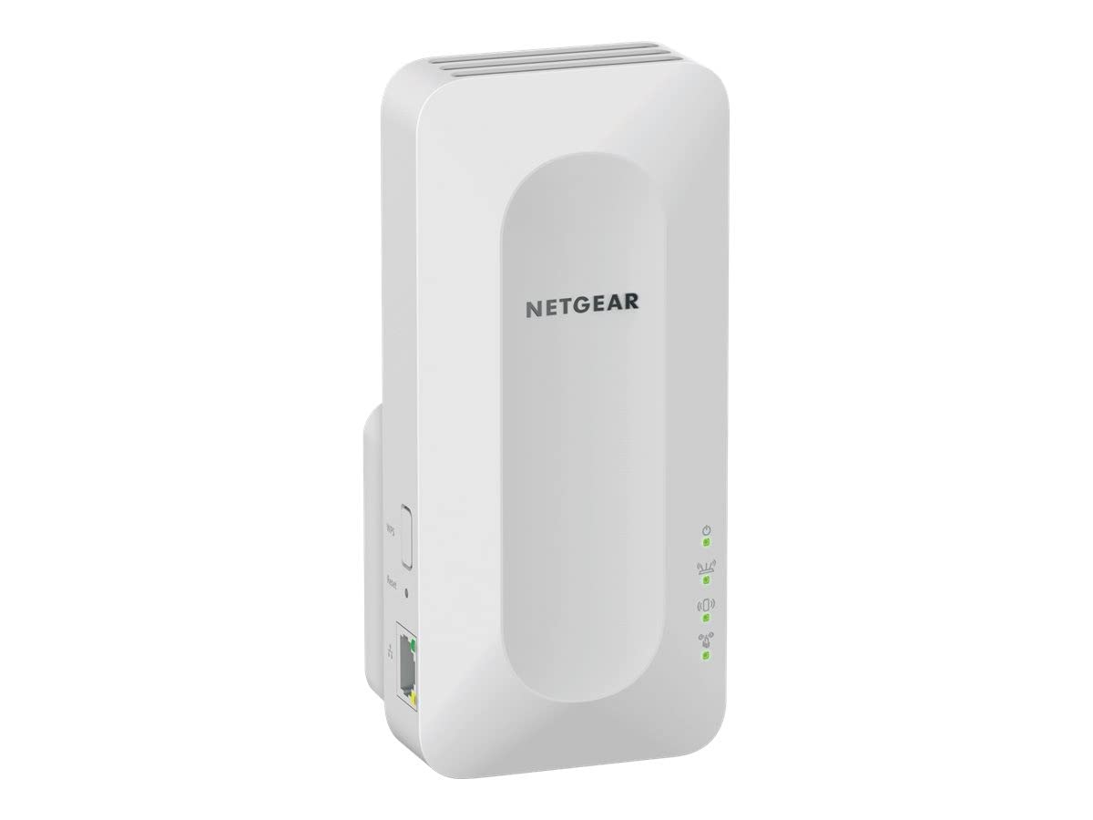 NETGEAR Nighthawk EAX15 WiFi 6 WLAN Mesh Repeater AX1800 (WLAN Verstärker bis zu 100 m² & 20 Geräte, Dual-Band Wifi Geschwindigkeit bis 1800 MBit/s, 100% abwärtskompatibel, Smart Roaming)